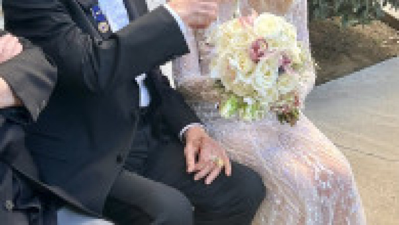 Fostul astronaut Buzz Aldrin s-a căsătorit cu partenerea sa de viaţă, Anca Faur, chiar în ziua în care a împlinit 93 de ani, FOTO: Twitter | Poza 2 din 7